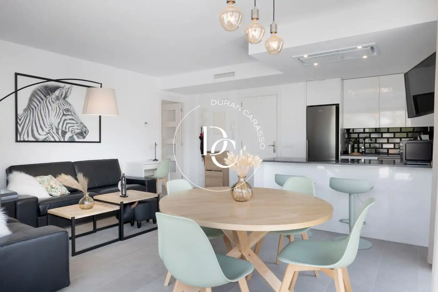 Esszimmer von Maisonette zum Verkauf in Sitges mit Klimaanlage, Heizung und Terrasse
