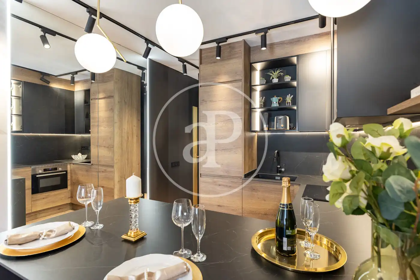 Cocina de Piso en venta en Barcelona con Aire acondicionado, Calefacción y Amueblado