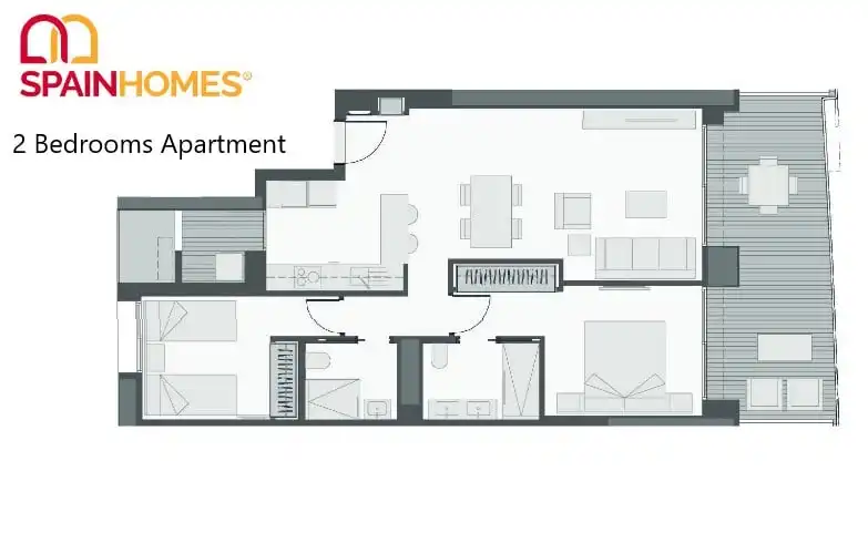 Appartement compact avec terrasse à vendre à Playa de Poniente, imagen 17