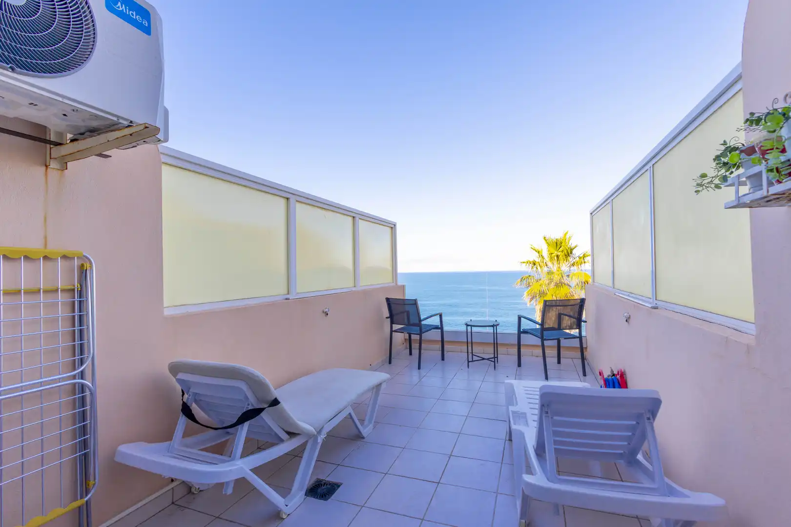 Terraza de Piso de alquiler en Santiago del Teide con Aire acondicionado, Calefacción y Terraza