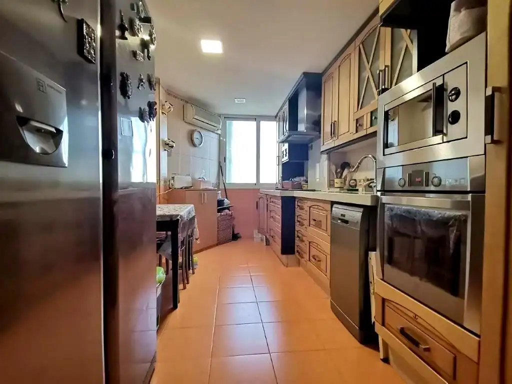 Kitchen of Flat for sale in Málaga  with Air Conditioner, Heating and Private garden