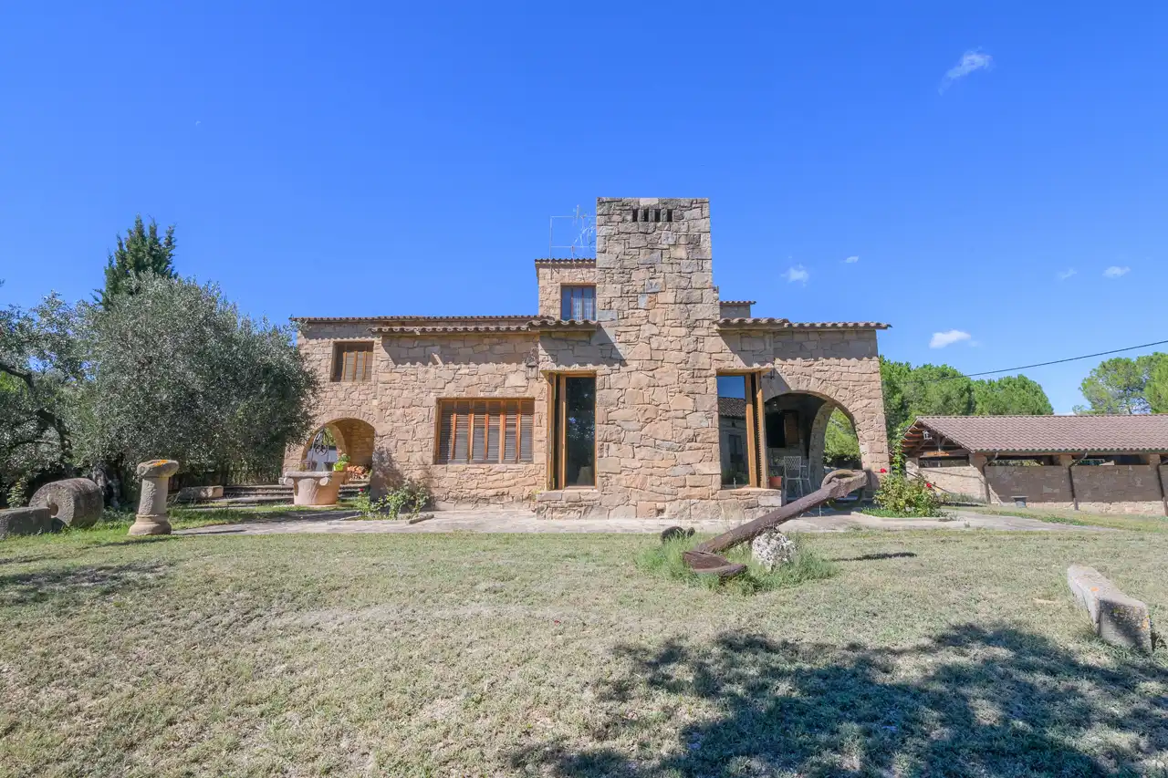 Exterior view of Houses for sale in Sant Vicenç de Castellet  with Heating, Private garden and Terrace
