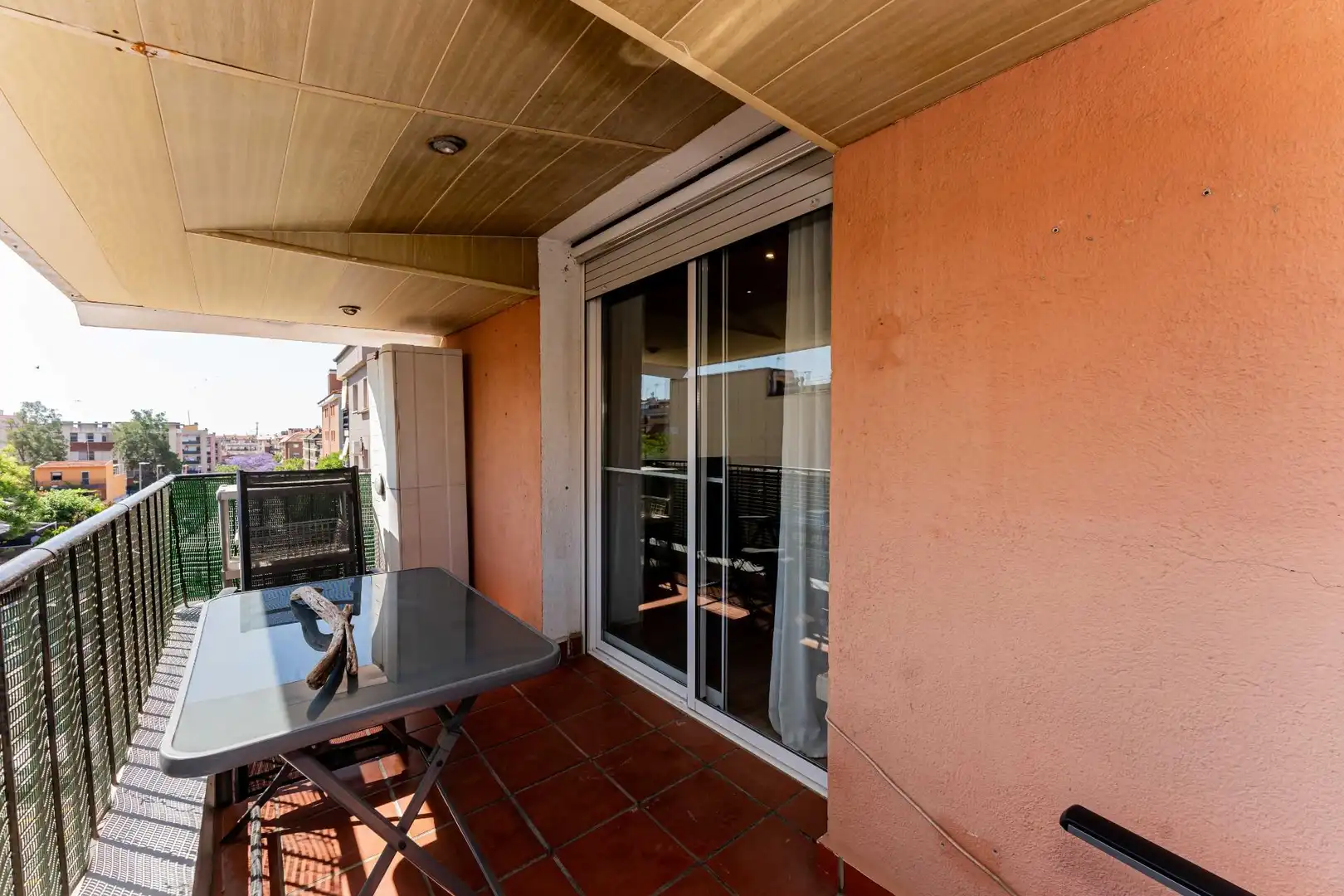 Terrace of Flat for sale in Castelldefels  with Air Conditioner, Heating and Parquet flooring