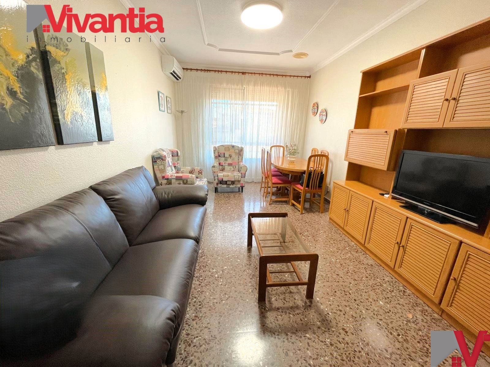 Living room of Flat for sale in Lorca  with Air Conditioner, Terrace and Oven