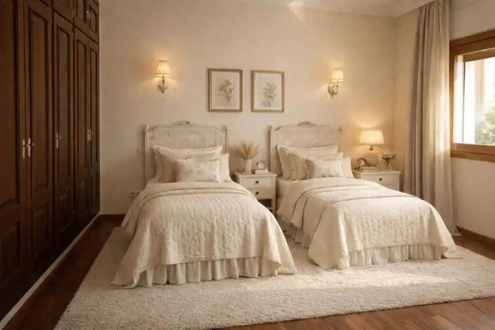 Dormitori de Casa o xalet de lloguer en Marbella amb Aire condicionat, Jardí privat i Terrassa