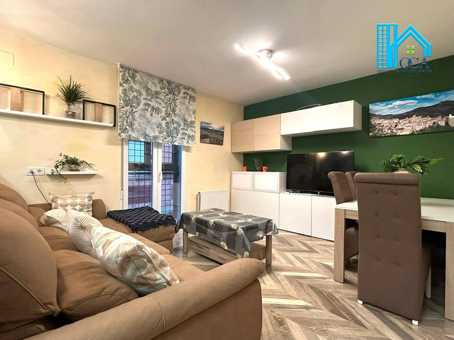 Living room of Flat for sale in  Madrid Capital  with Air Conditioner, Terrace and Storage room