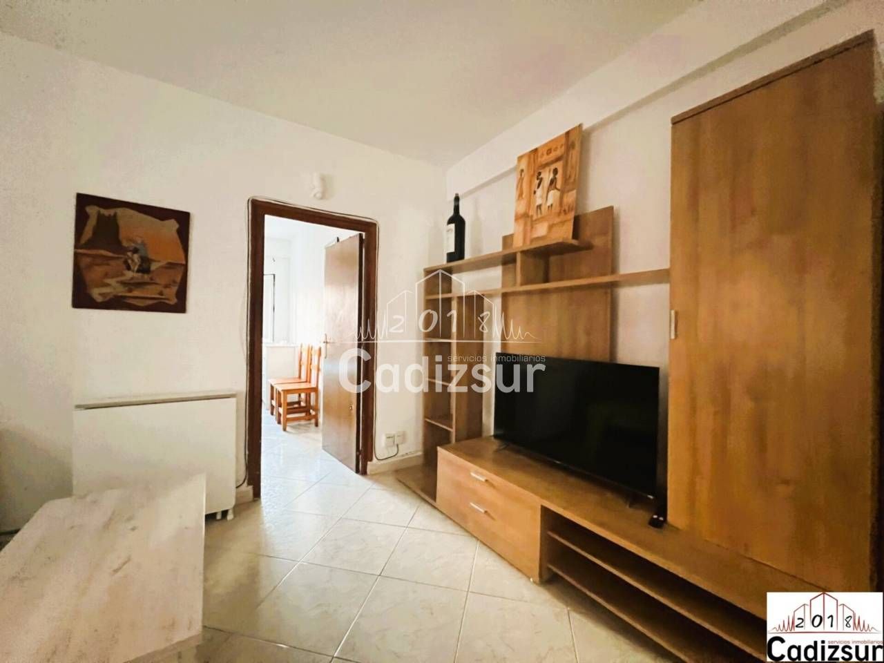 Sala de estar de Piso en venta en  Cádiz Capital con Terraza