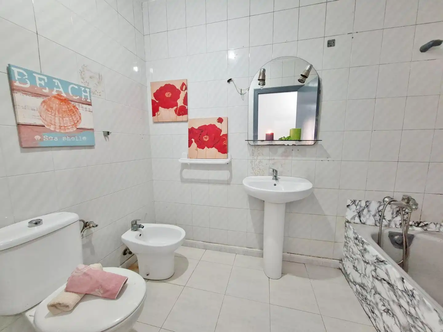 Bathroom of Flat for sale in Roquetas de Mar  with Balcony
