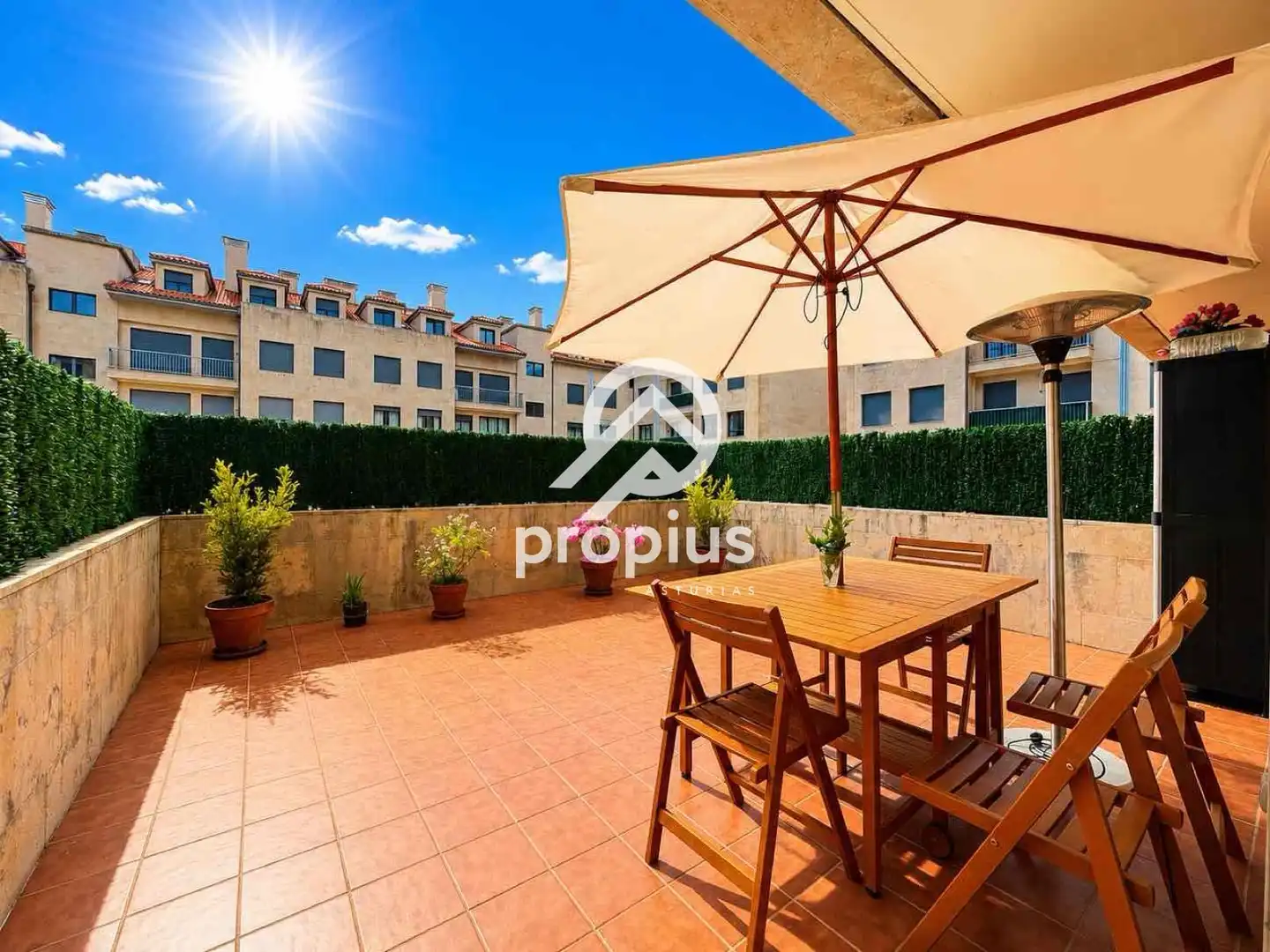 Terrace of Flat for sale in Llanes  with Heating, Terrace and Storage room