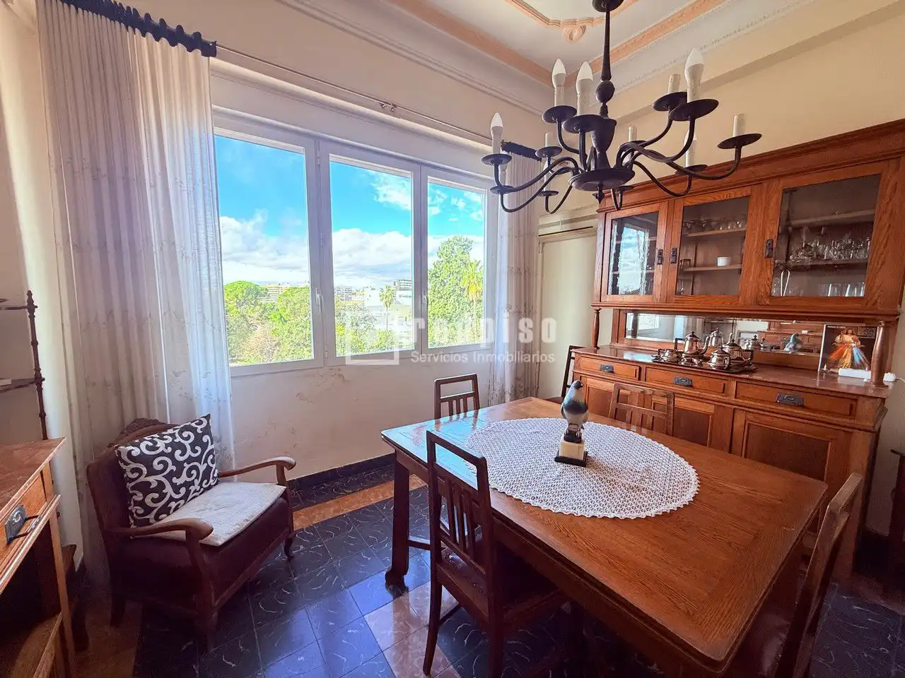 Comedor de Piso de alquiler en Valencia con Aire acondicionado, Calefacción y Amueblado