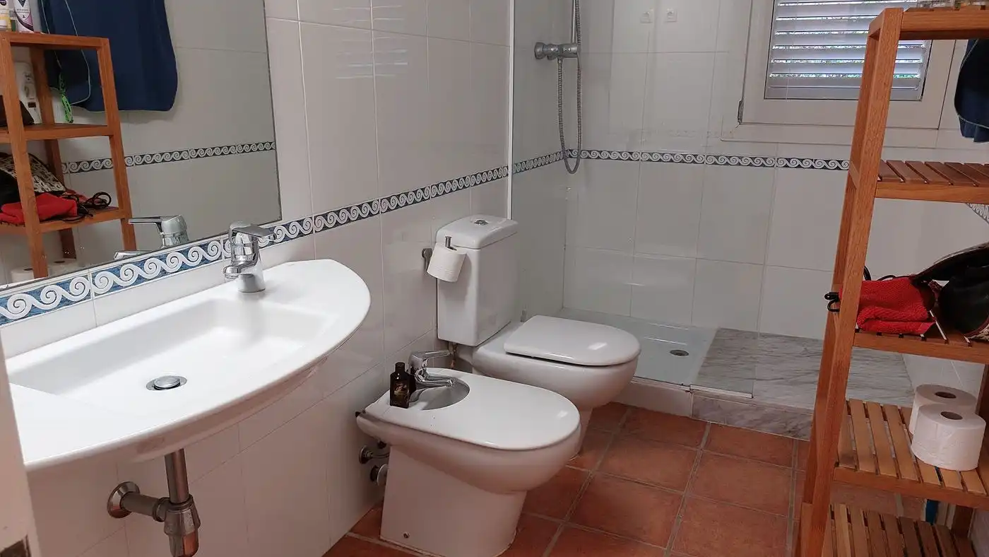 Bany de Apartament en venda en Santa Cristina d'Aro amb Calefacció, Terrassa i Piscina