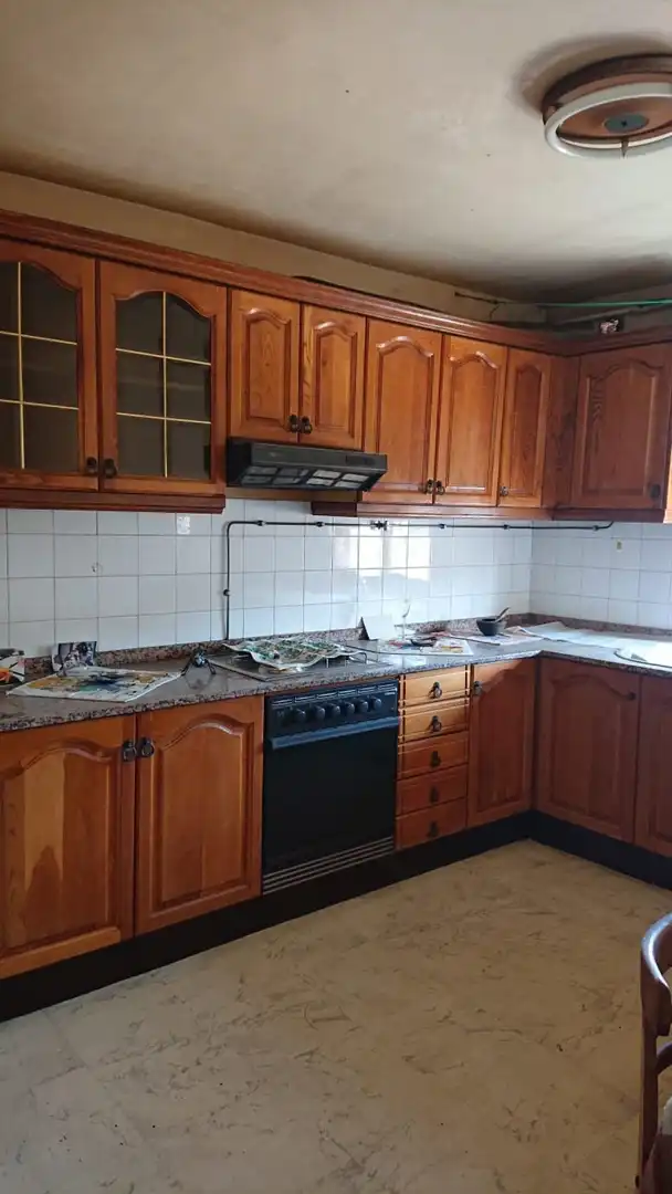 Cocina de Finca rústica en venta en Noceda del Bierzo con Calefacción