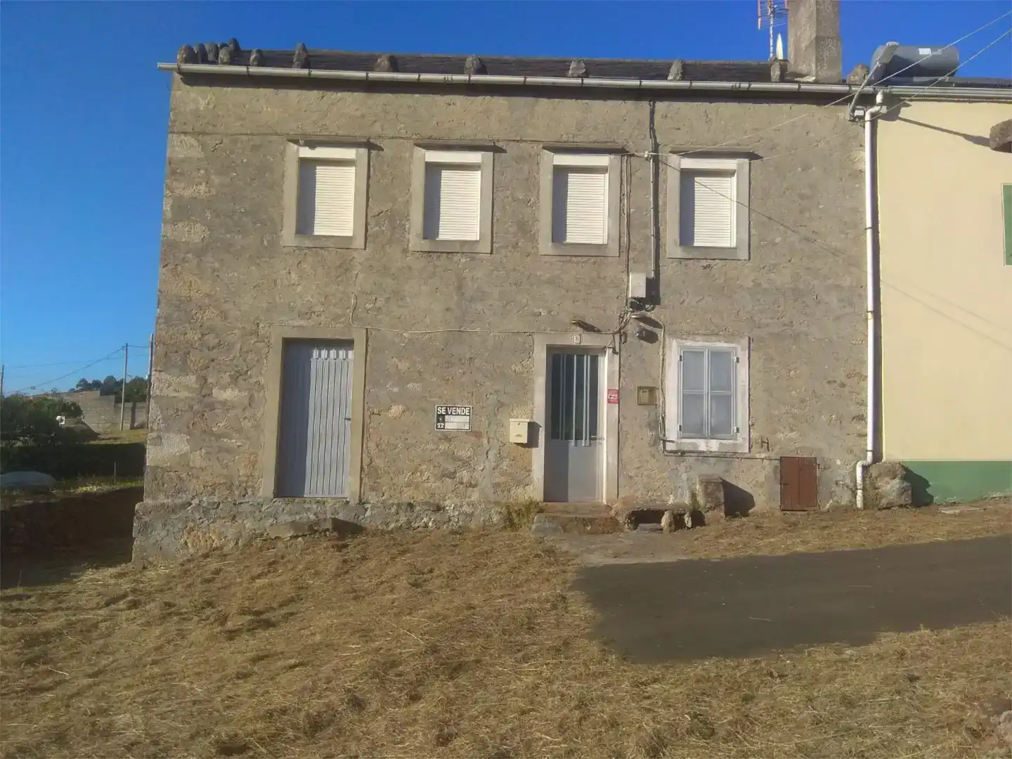 Vista exterior de Casa adosada en venta en O Vicedo , Lugo