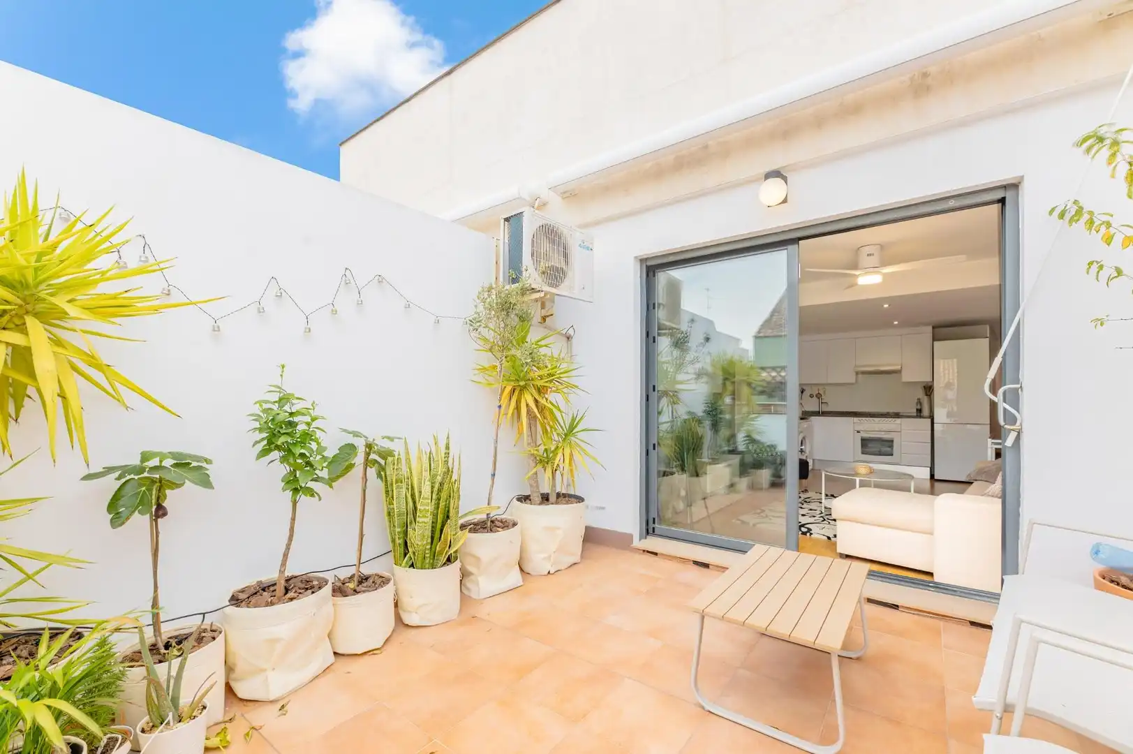 Terraza de Ático en venta en Sedaví con Aire acondicionado, Trastero y Amueblado