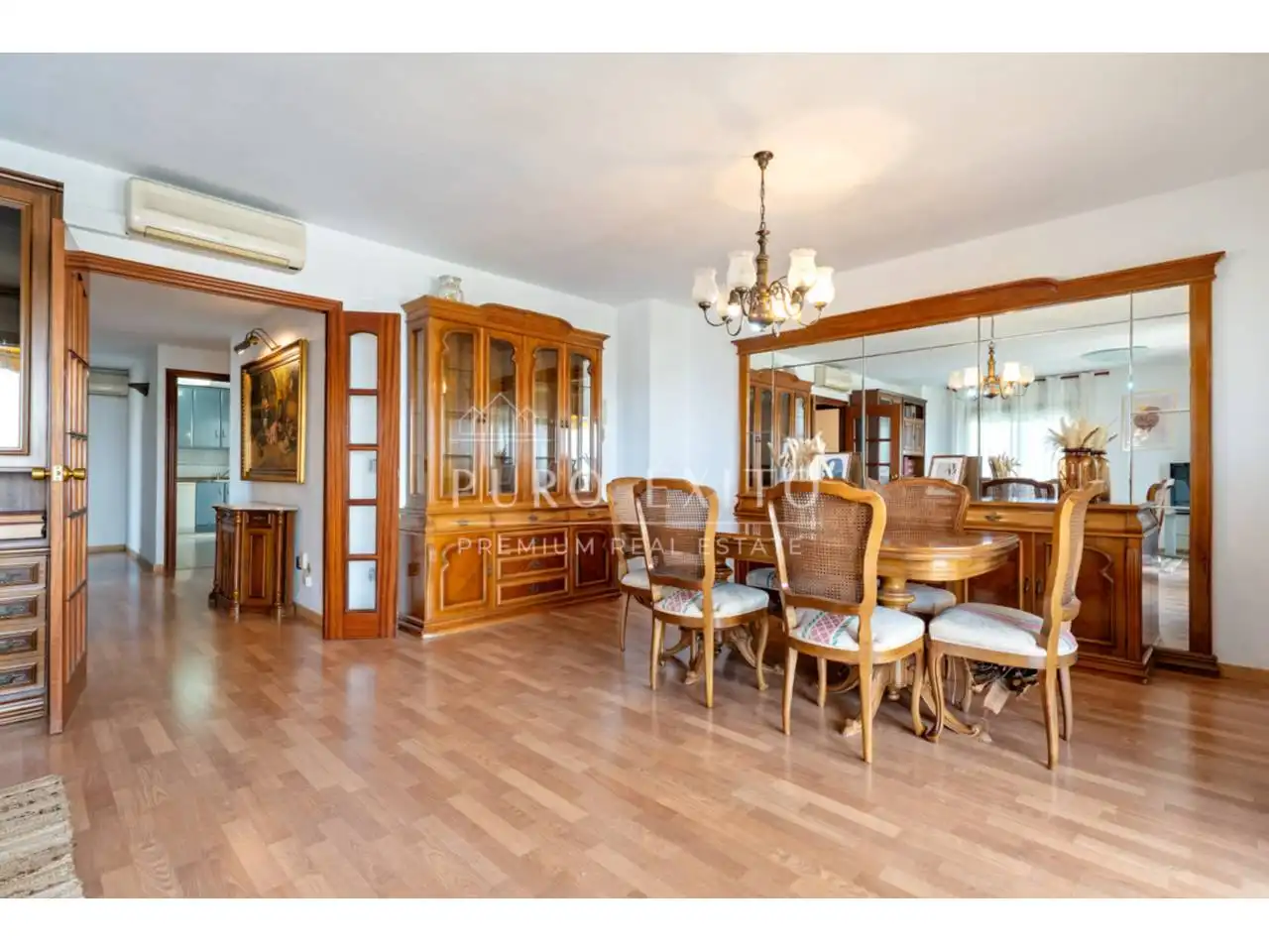 Menjador de Apartament en venda en Cambrils amb Aire condicionat, Parquet i Terrassa