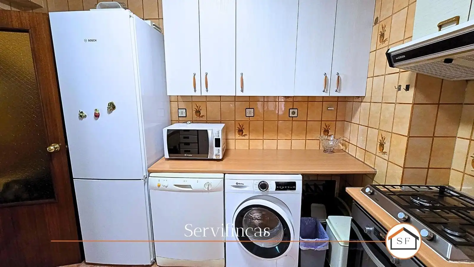 Küche von Wohnung zum Verkauf in Madrid mit Klimaanlage, Heizung und Parkett