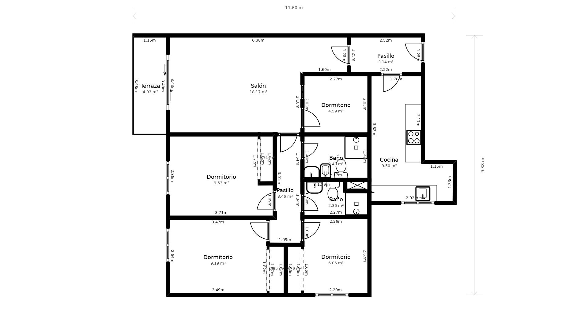 Apartment to rent in Los  Cestos  - Belén - Las Eras