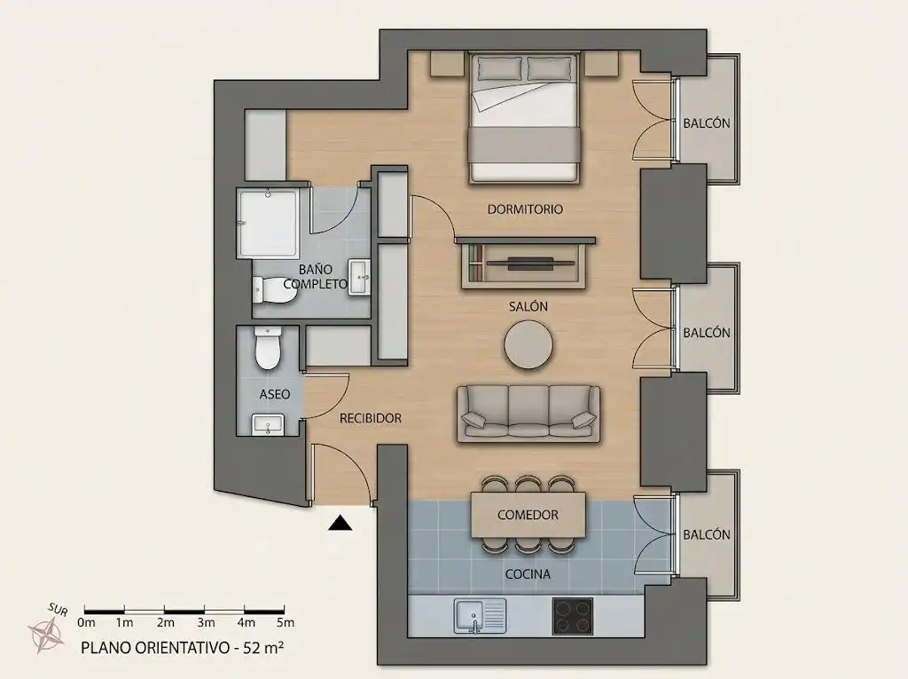 Apartament en venda en Centro