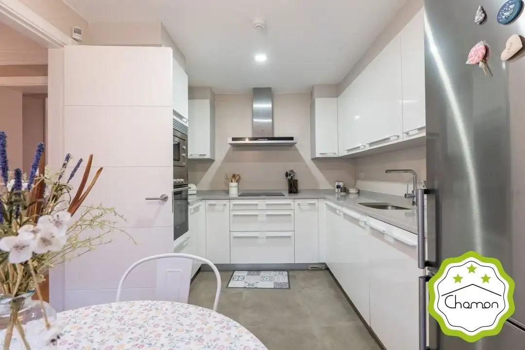 Cocina de Casa adosada en venta en Bilbao  con Calefacción, Jardín privado y Terraza