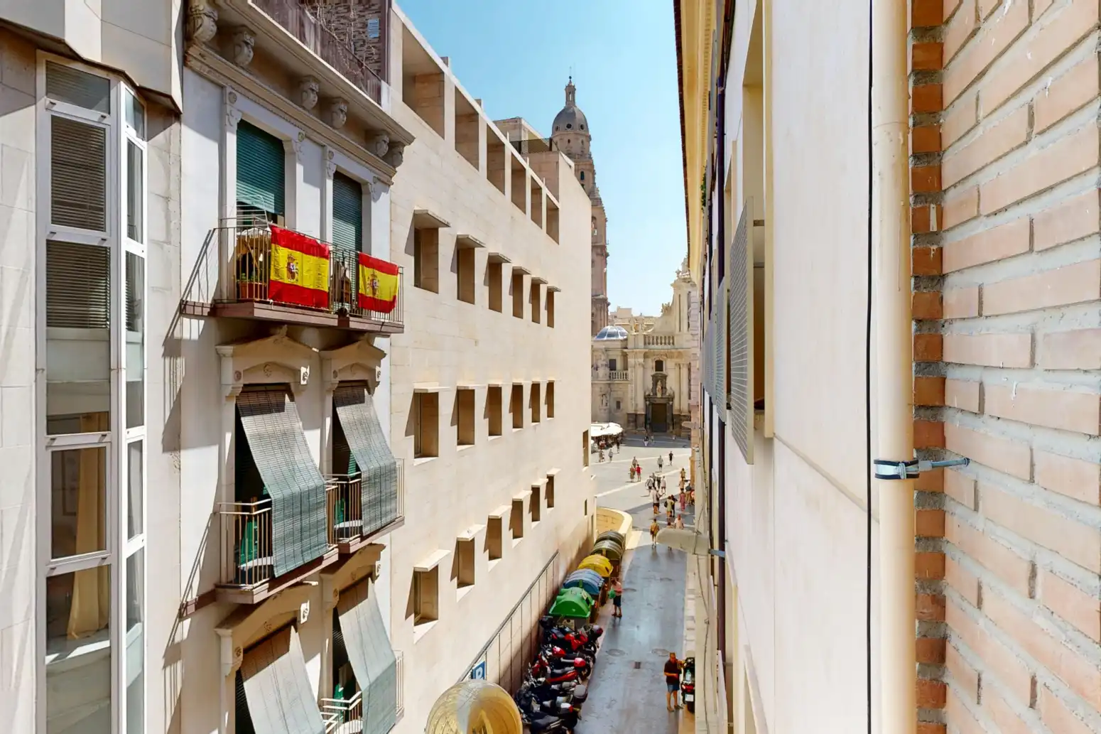 Vista exterior de Pis en venda en Murcia amb Calefacció i Balcó