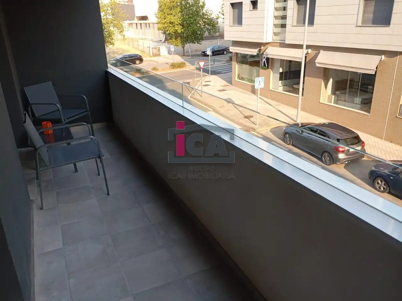 Balcony of Flat for rent in Cáceres  with Air Conditioner, Heating and Terrace
