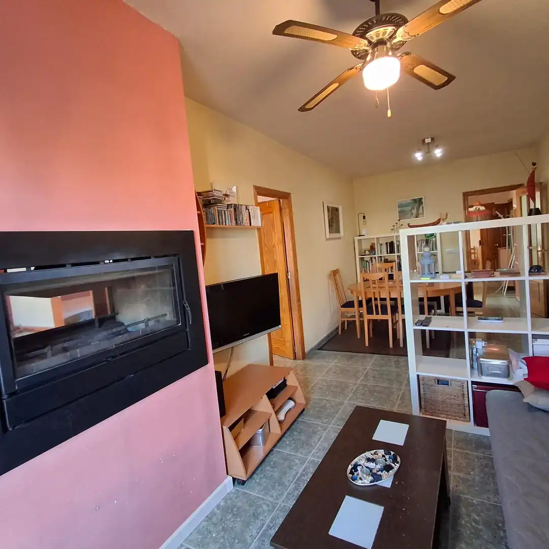 Living room of Flat for sale in Fondón  with Air Conditioner, Private garden and Furnished