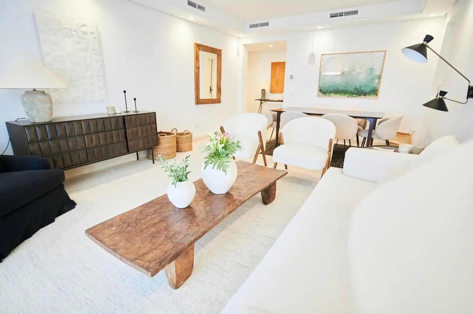 Sala de estar de Apartamento en venta en Marbella con Jardín privado, Terraza y Trastero