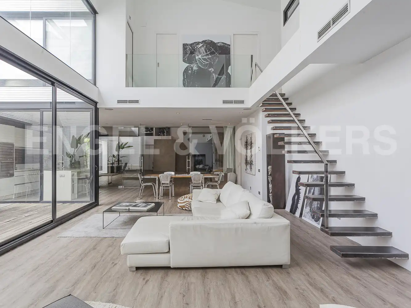 Sala de estar de Loft en venta en Barcelona con Aire acondicionado, Calefacción y Jardín privado