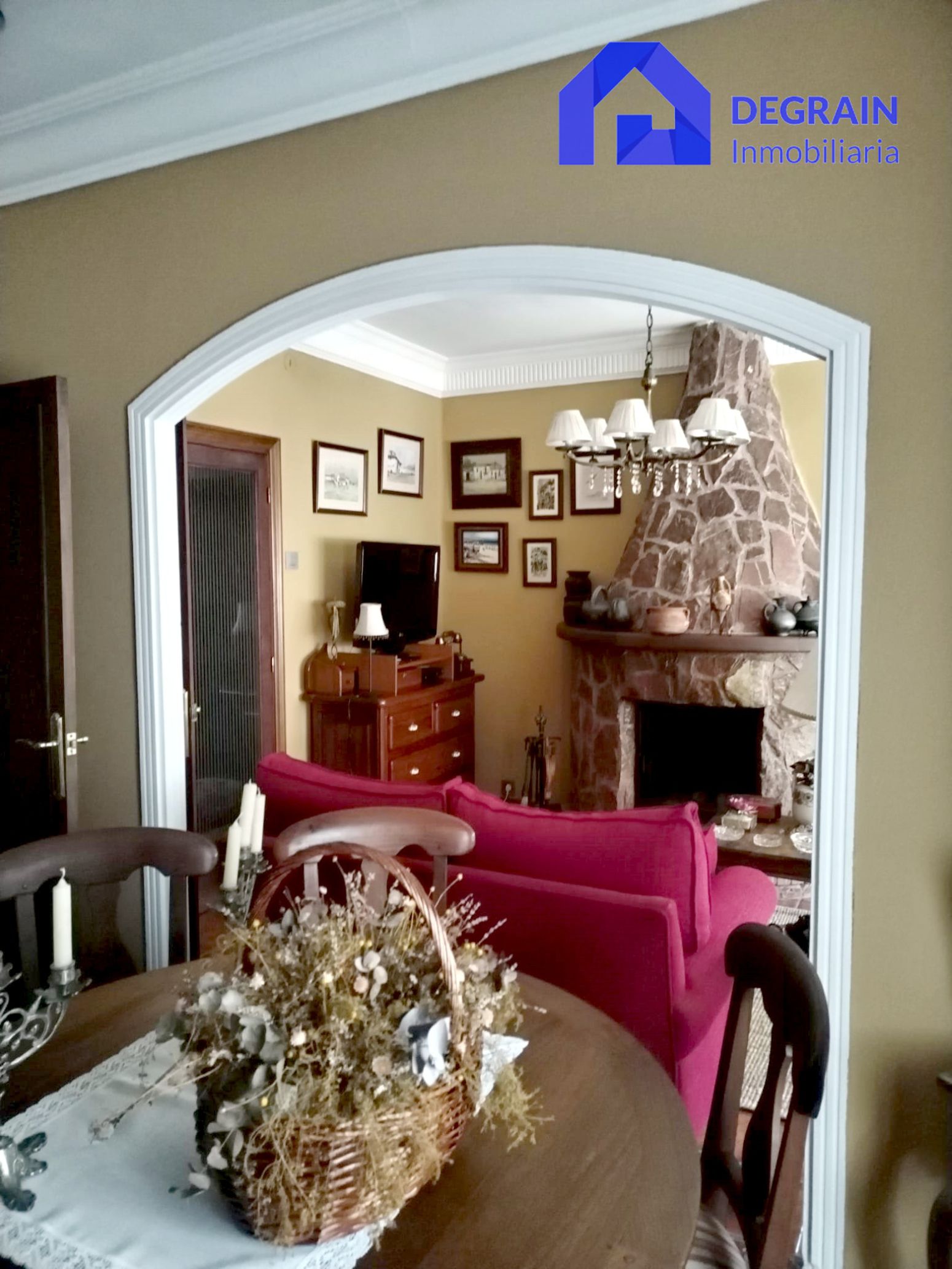 Living room of Flat for sale in Mieres (Asturias)  with Heating and Parquet flooring