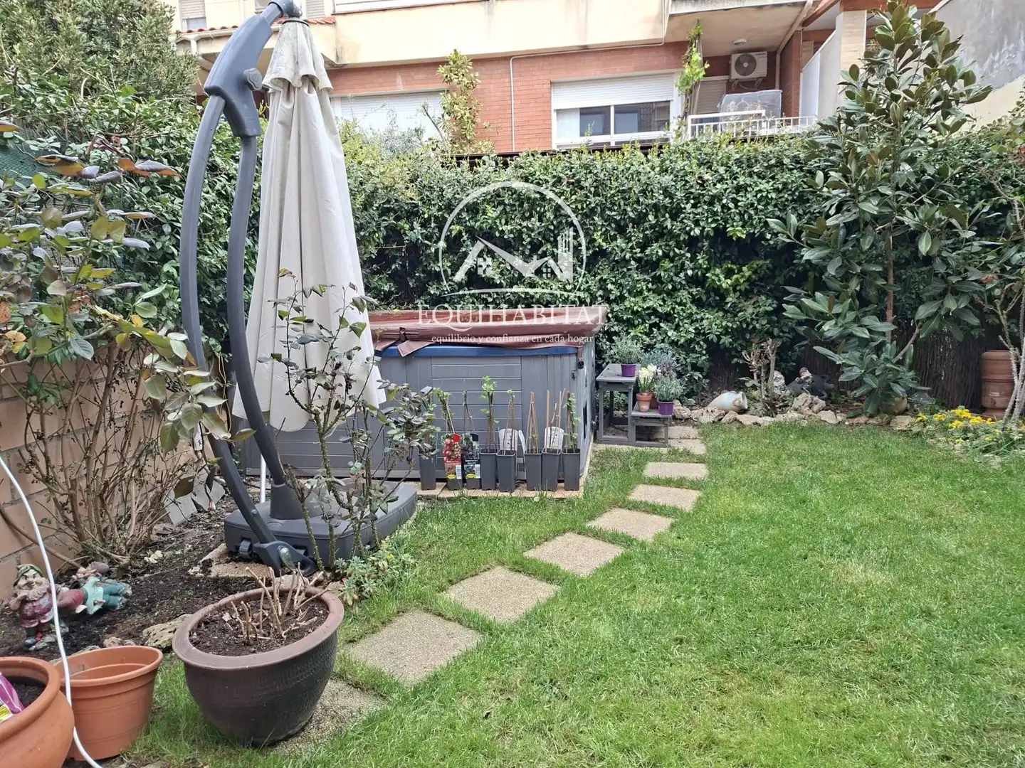 Jardí de Casa adosada en venda en Alcarràs amb Aire condicionat, Jardí privat i Traster