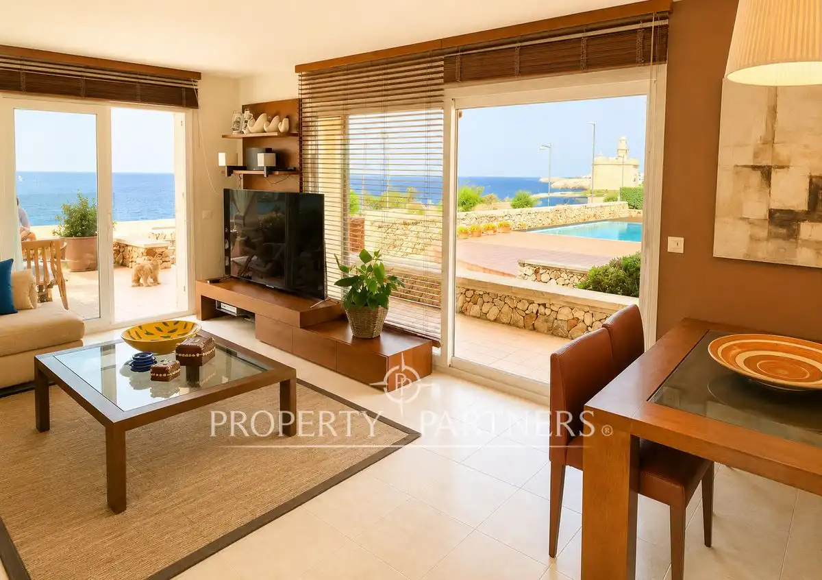 Sala d'estar de Apartament en venda en Ciutadella de Menorca amb Aire condicionat, Calefacció i Jardí privat