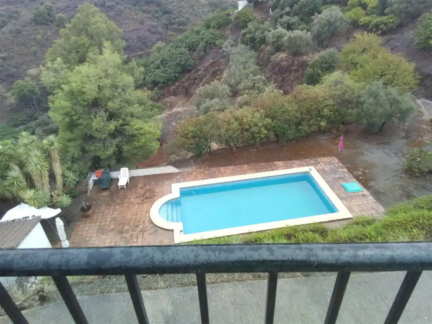 Swimming pool of Flat for rent in Cómpeta  with Air Conditioner, Private garden and Swimming Pool
