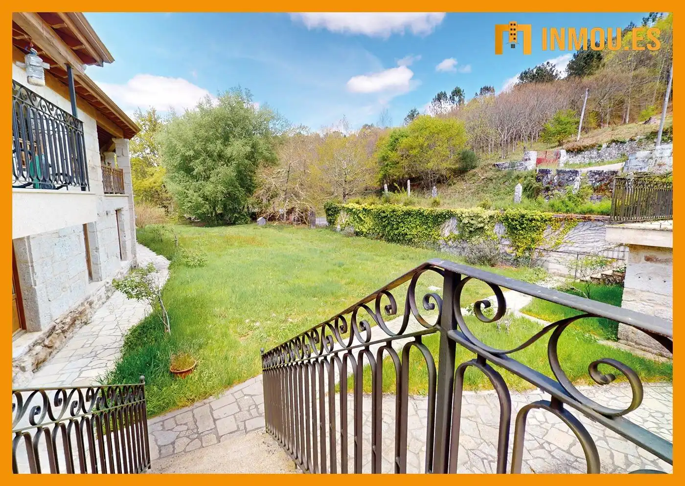 Garten von Haus oder Chalet zum Verkauf in O Irixo mit Heizung