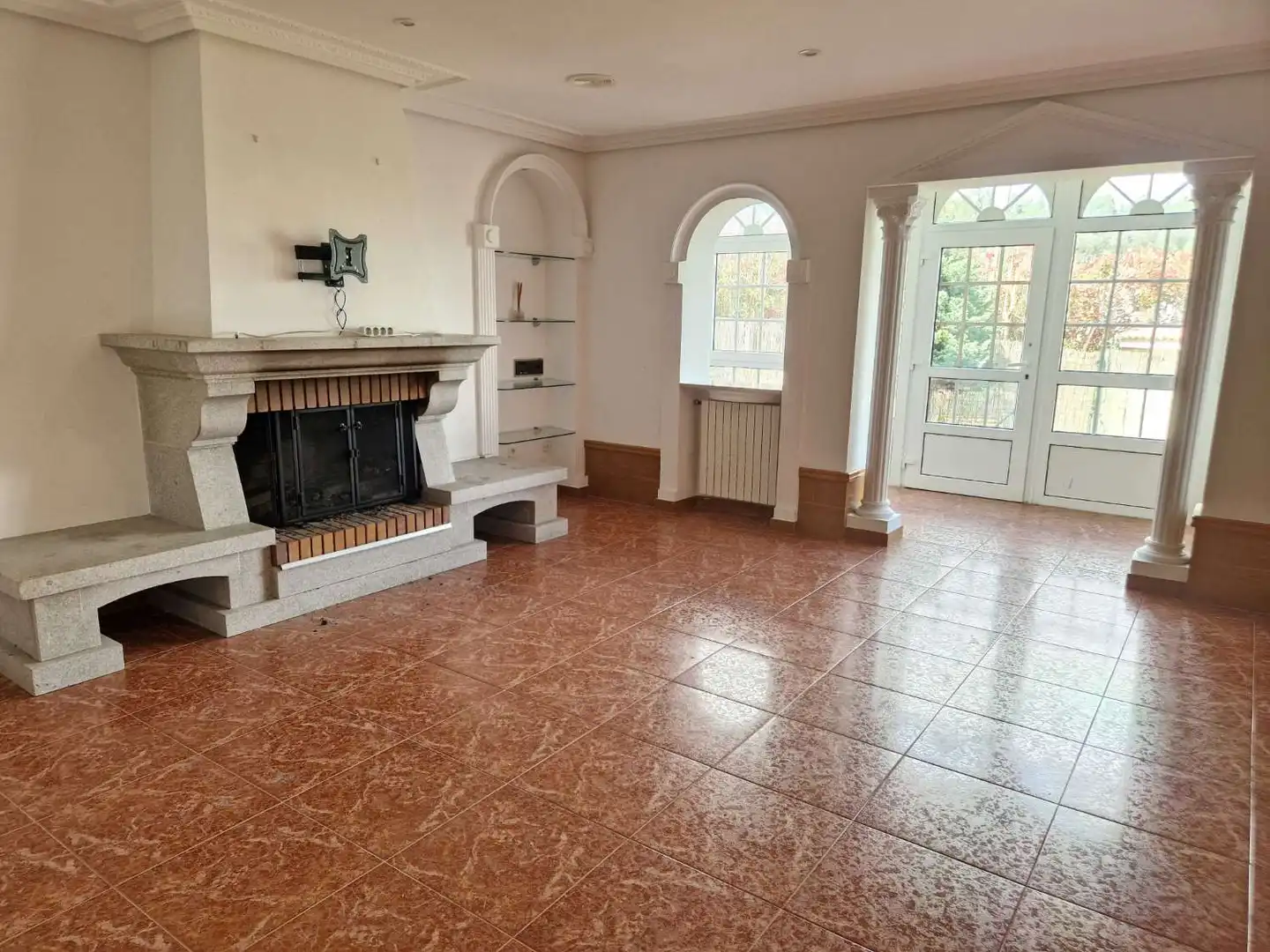 Sala de estar de Casa adosada de alquiler en Brión con Calefacción, Terraza y Trastero