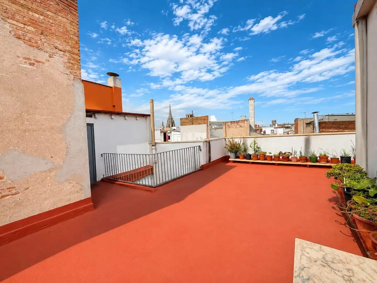 Terrasse von Dachboden zum Verkauf in Barcelona mit Klimaanlage, Heizung und Terrasse