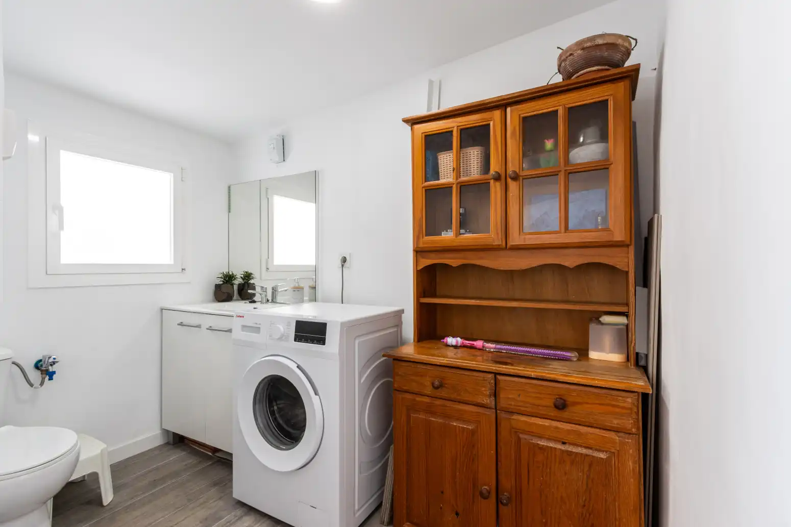 Kitchen of Flat for sale in Terrassa  with Heating, Parquet flooring and Terrace