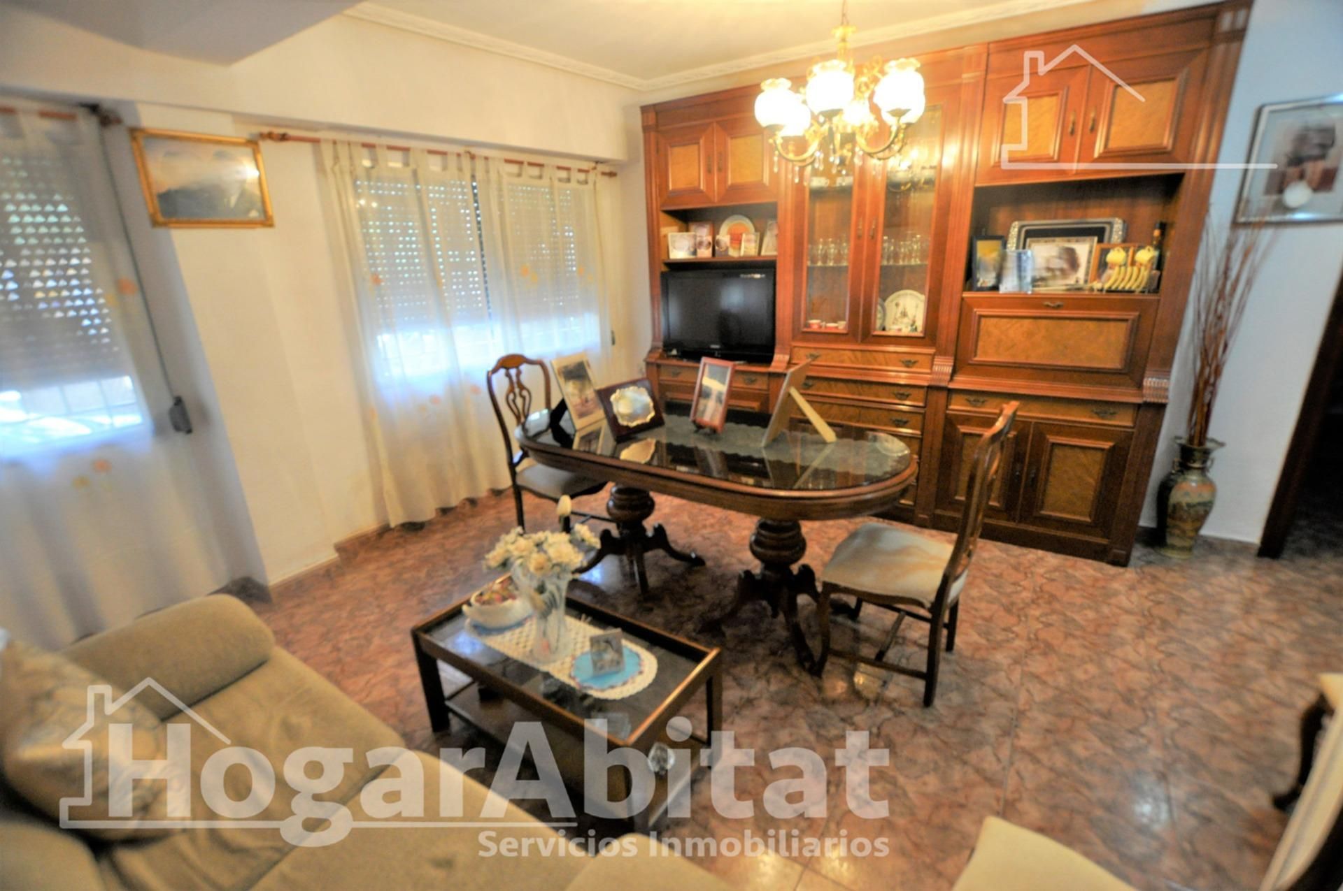 Sala de estar de Piso en venta en Manises con Aire acondicionado y Terraza