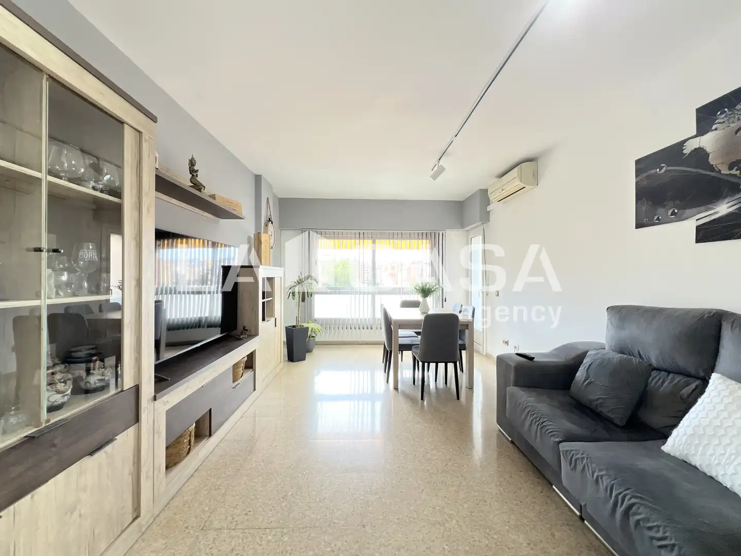 Wohnzimmer von Wohnung zum Verkauf in Badalona mit Balkon