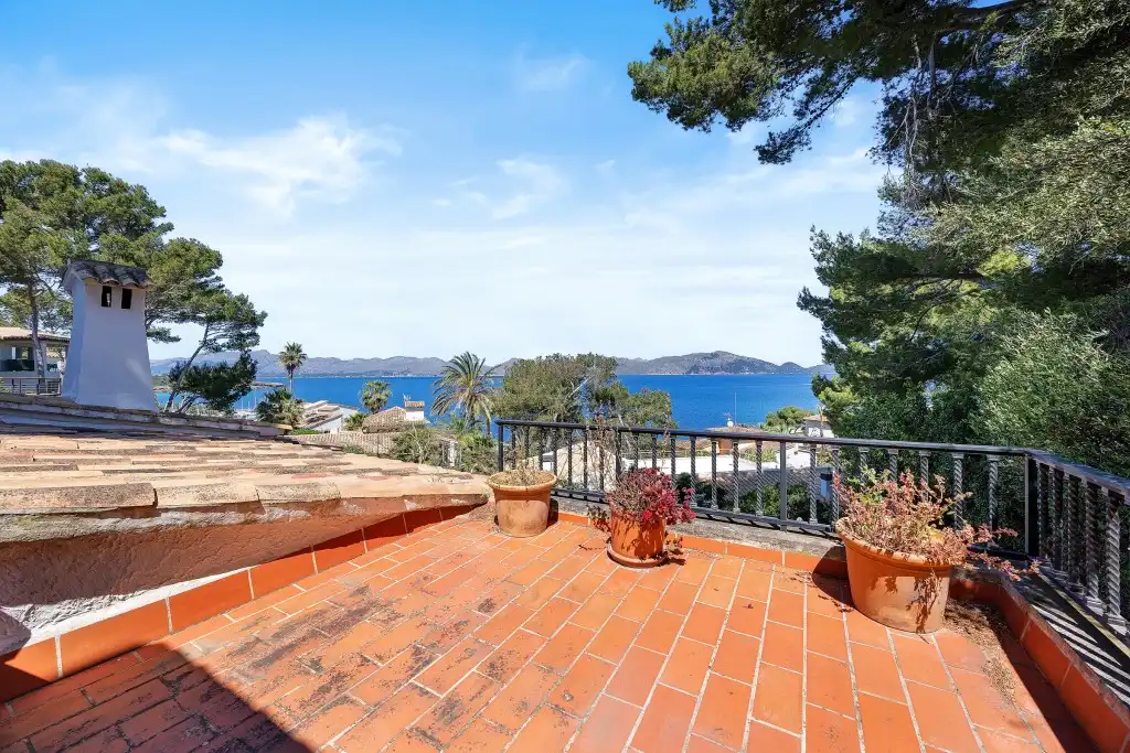 Terrassa de Casa o xalet en venda en Alcúdia amb Aire condicionat, Jardí privat i Terrassa