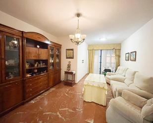 Living room of Flat for sale in  Huelva Capital  with Parquet flooring and Balcony