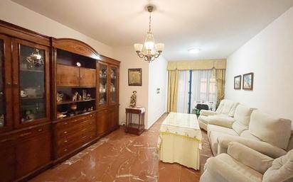 Living room of Flat for sale in  Huelva Capital  with Parquet flooring and Balcony