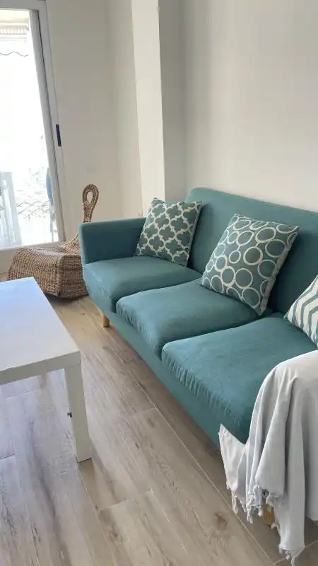Wohnzimmer von Wohnung zur Miete in Canet d'En Berenguer mit Klimaanlage, Heizung und Privatgarten