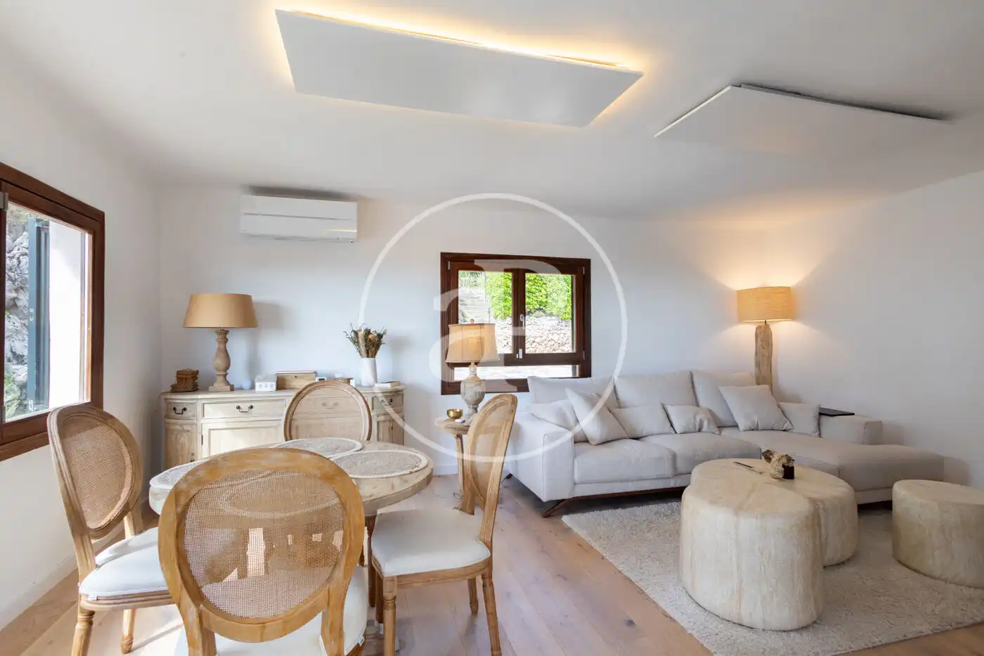 Sala d'estar de Casa o xalet en venda en Esporles amb Aire condicionat, Calefacció i Jardí privat