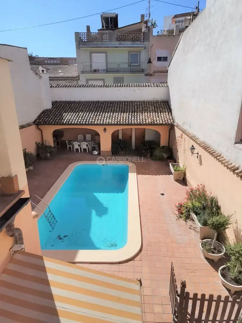 Exterior view of Houses for sale in Alcoy / Alcoi  with Air Conditioner, Heating and Terrace
