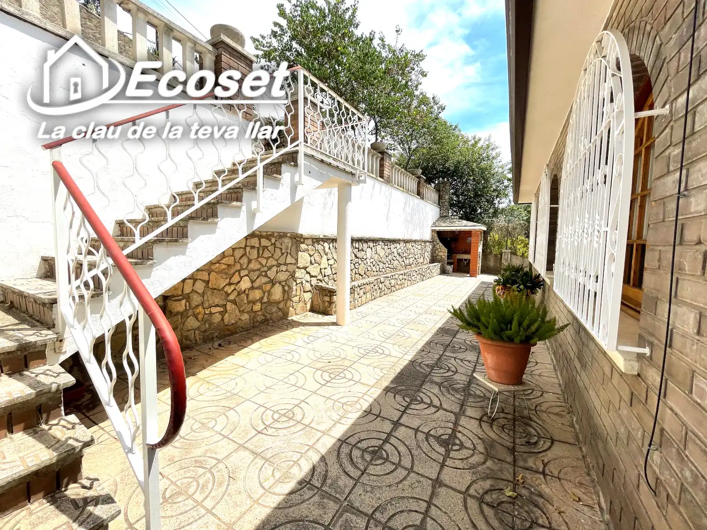 Terrassa de Casa o xalet en venda en Cervelló amb Calefacció, Jardí privat i Terrassa