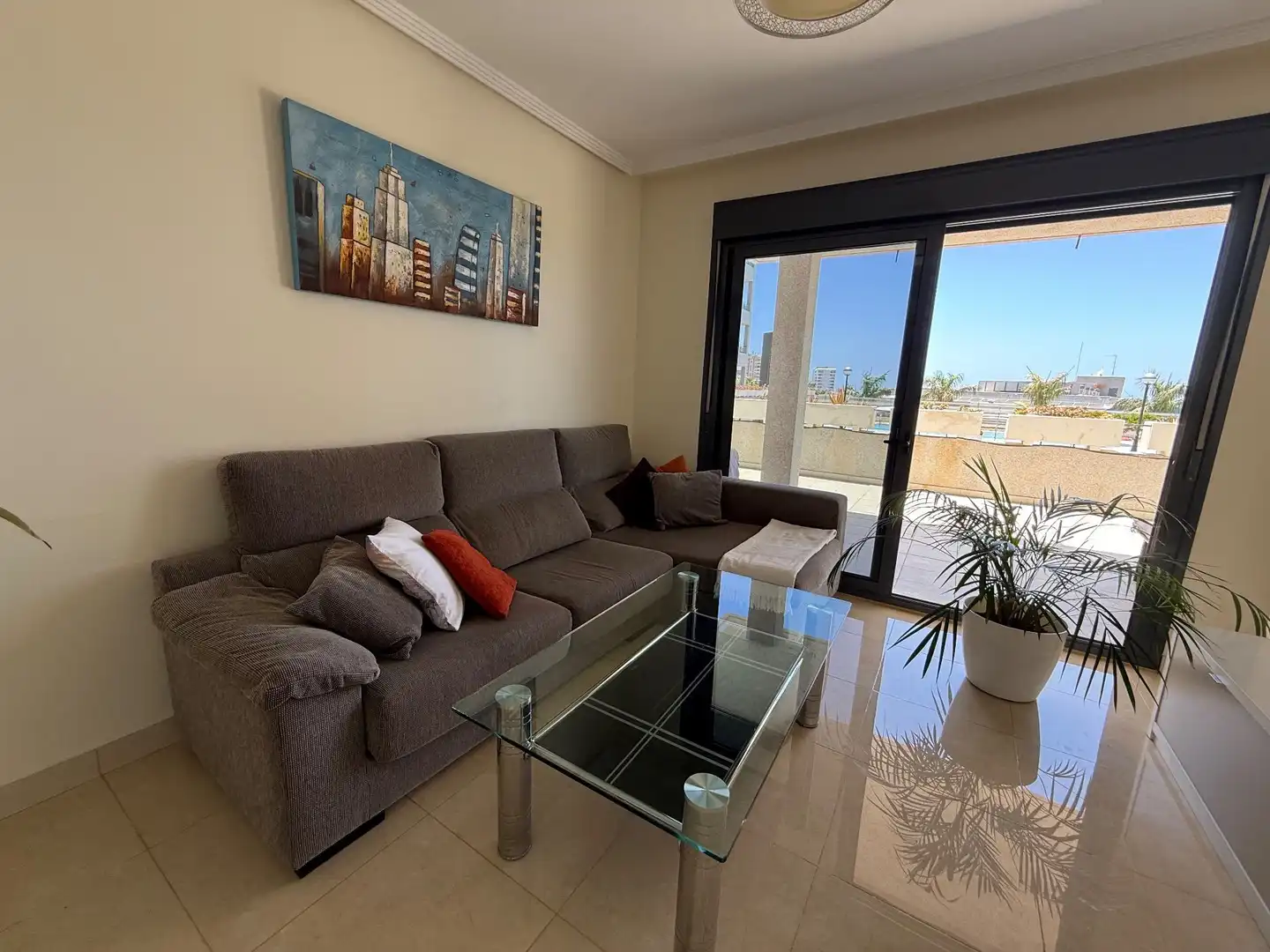 Sala d'estar de Apartament en venda en Adeje amb Terrassa, Piscina i Moblat
