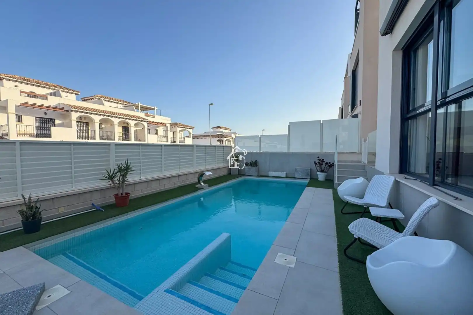 Swimming pool of Houses for rent in Orihuela  with Air Conditioner, Private garden and Terrace