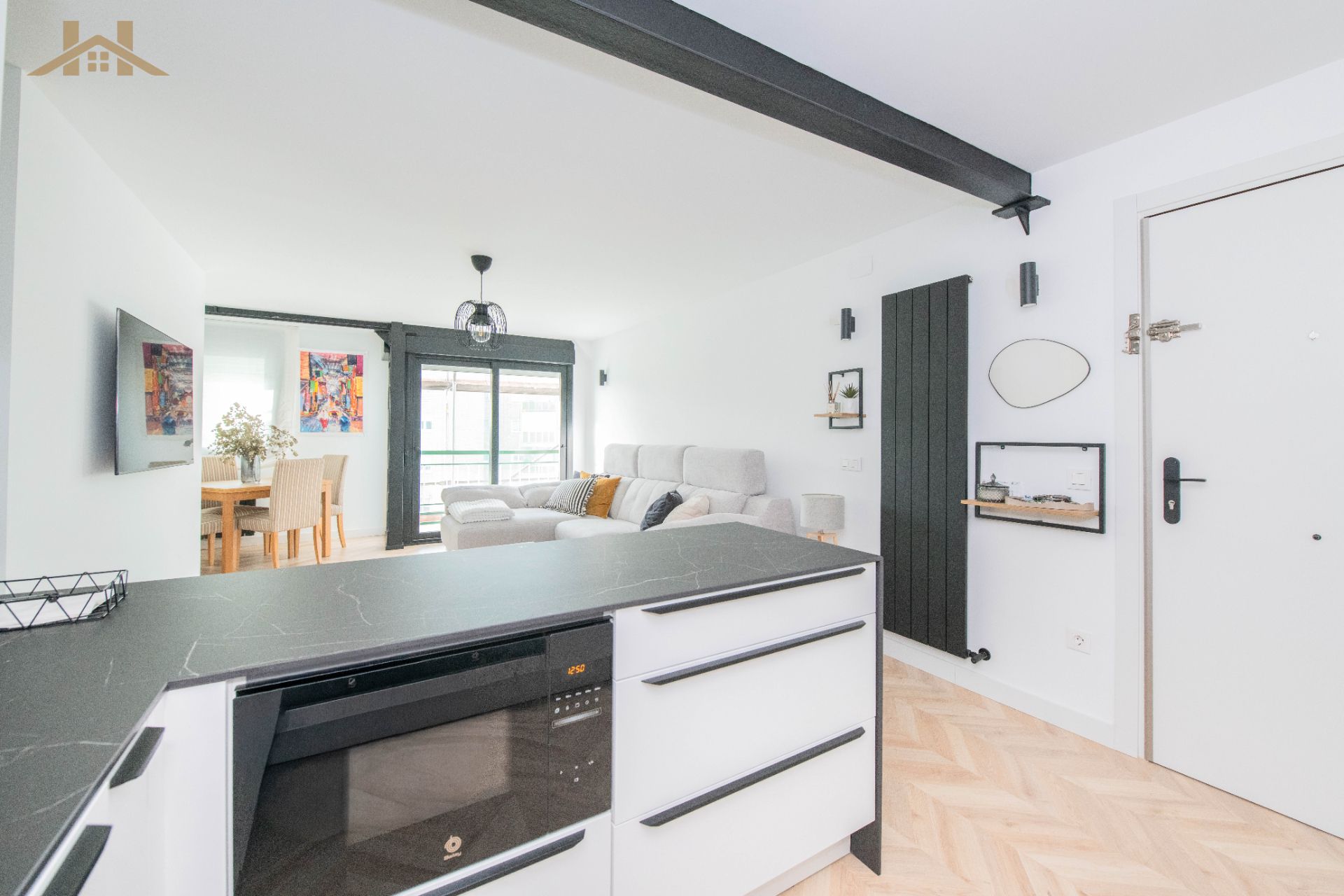 Kitchen of Flat for sale in Alcorcón  with Heating, Terrace and Furnished