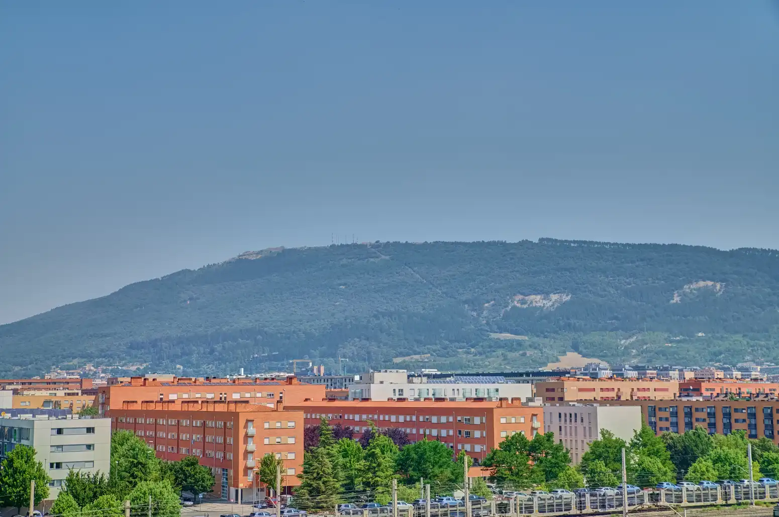 Vista exterior de Piso en venta en  Pamplona / Iruña con Calefacción y Trastero