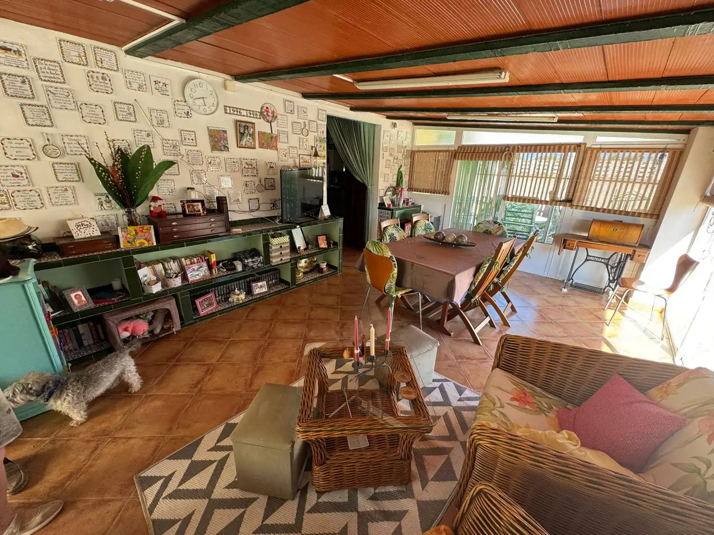 Sala de estar de Casa o chalet en venta en Onil con Aire acondicionado, Jardín privado y Piscina
